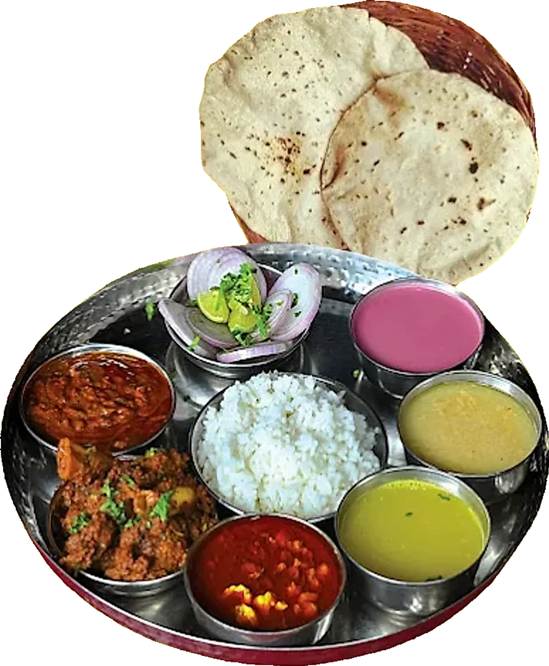 Jatra Dhangari Thali at Hotel Atithi